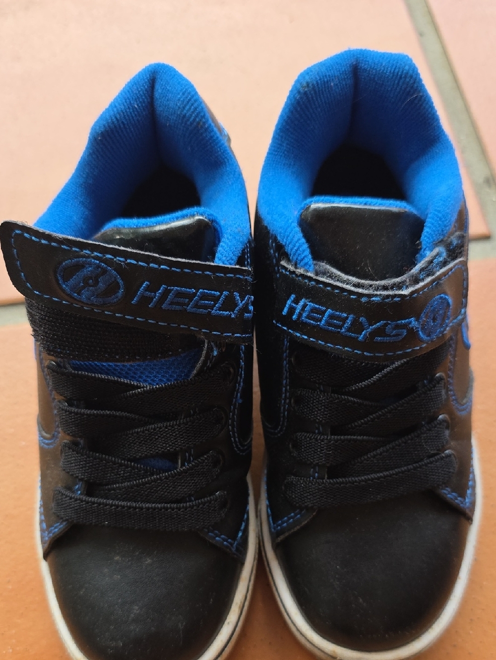 Heelys Kids Black and Blue High-Top Skate Sneakers